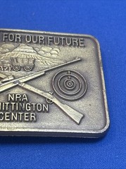 Belt Buckle-Men&rsquo;s-« Shooting For Our Future »-NRA Whittington Center-Brass