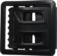 Black Open Face Web Belt Buckle 1.25&Prime;