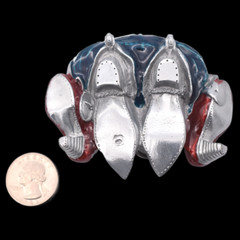 Cowboy Boots Sex Joke Belt Buckle