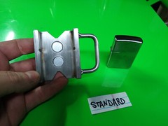 ZIPPO BELT BUCKLE HOLSTER -Handmade- STAINLESS – RT ARTISAN WORKS