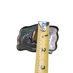 Western Style Men&rsquo;s Belt Buckle Silver Gold Cowboy Boots