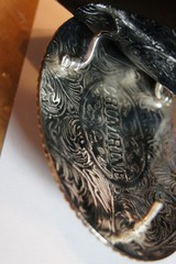Crumrine M&F Western Belt Buckle Horse Head Oval Antiqued Bronze C02114