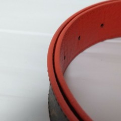 Louis Vuitton Santur LV Initial Belt M9498 Browns Red Monogram Used Japan