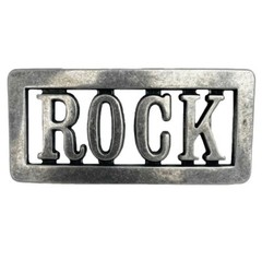 Rock Music Belt Buckle