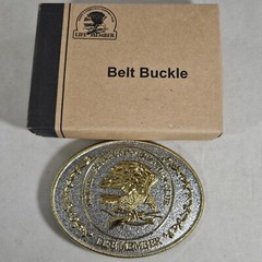 North American Hunting Club Life Member Belt Buckle with Box