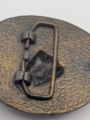 Vintage Smith Tool Belt Buckle Smith International Oil Gas Drill Bit Brass