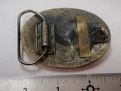 Bass Anglers Sportsman Society 20th Anniversary Belt Buckle Made in U.S.A. 1987