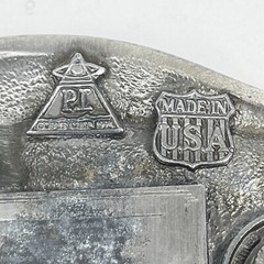 Vintage Belt Buckle Elk Relief Brew City Collectibles 1994 Country Western