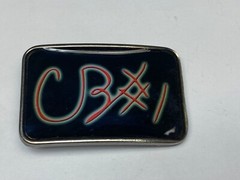 Cb1 Cb #1 Black And Red Color Belt Buckle By La Chik – Canada