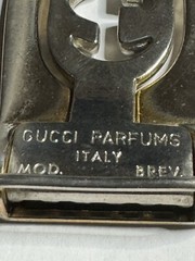 GUCCI Interlocking Buckle PARFUMS MOD BREV 3cm x 5cm For Belt 2cm