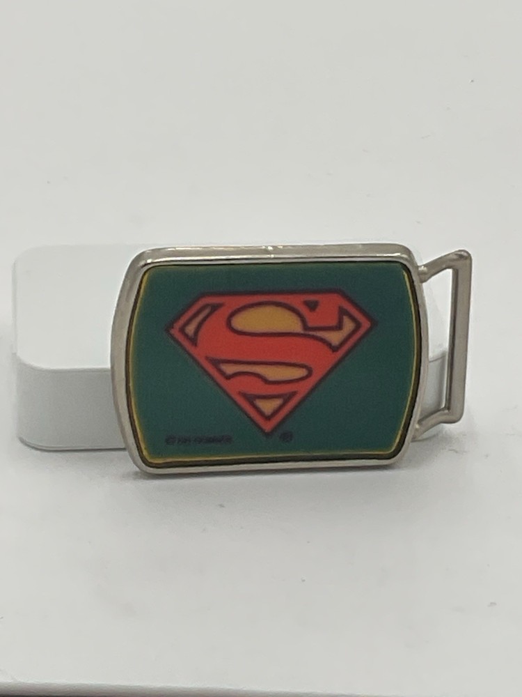 Vintage Superman Belt Buckle, From Lee N.y. N.y., Made In The USA