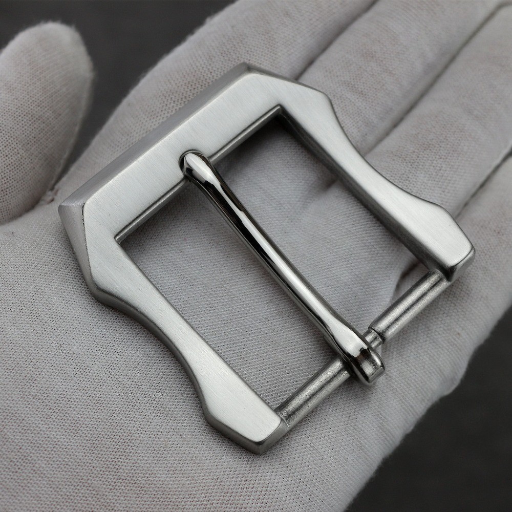 Stainless Steel Single Prong Replacement Belt Buckle Fit 1.5 Inch Wide Belt Chic