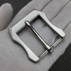 Stainless Steel Single Prong Replacement Belt Buckle Fits 1.5 Inch Wide Belt