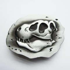 BRAND NEW DINOSAUR FOSSIL HEAD SKULL BELT BUCKLE