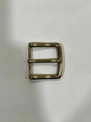 Solid Brass Raw Brass Belt Buckle Made in Italy Fits 1.57&Prime; Belt Strap
