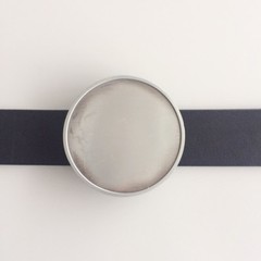 Antique Brushed Silver Round Blank Belt Buckle for Engraving also Stock in US