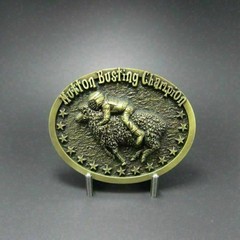 100 Mutton Busting Champion Western Cowboy BronzeBlack,Silver,Red,Blue Buckles