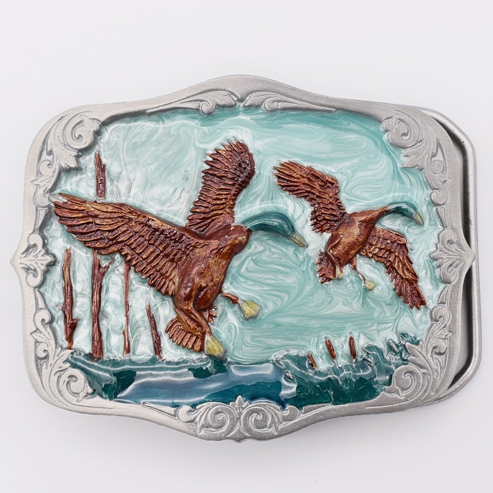 Mallard Ducks Hunting Hunter Novelty Gift Belt Buckle (New)