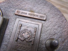 1873-1973 CANADA 25 CENTS Belt Buckle Canadian Quarter JIMM WATSON 1977