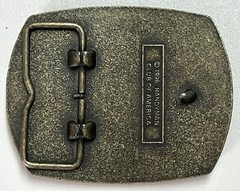 Vintage 1996 Handyman Club of America Life Member Belt Buckle