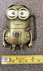 Despicable Me Minions Gold Belt Buckle Unisex Novelty Approximately 3&Prime;