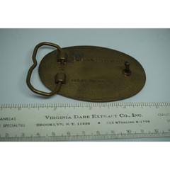 Heritage Buckles Spirit of America Statue of Liberty Solid Brass Belt Buckle