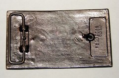 Vtg Winchester Belt Buckle Western Style Repeating Arms New Haven Conn.