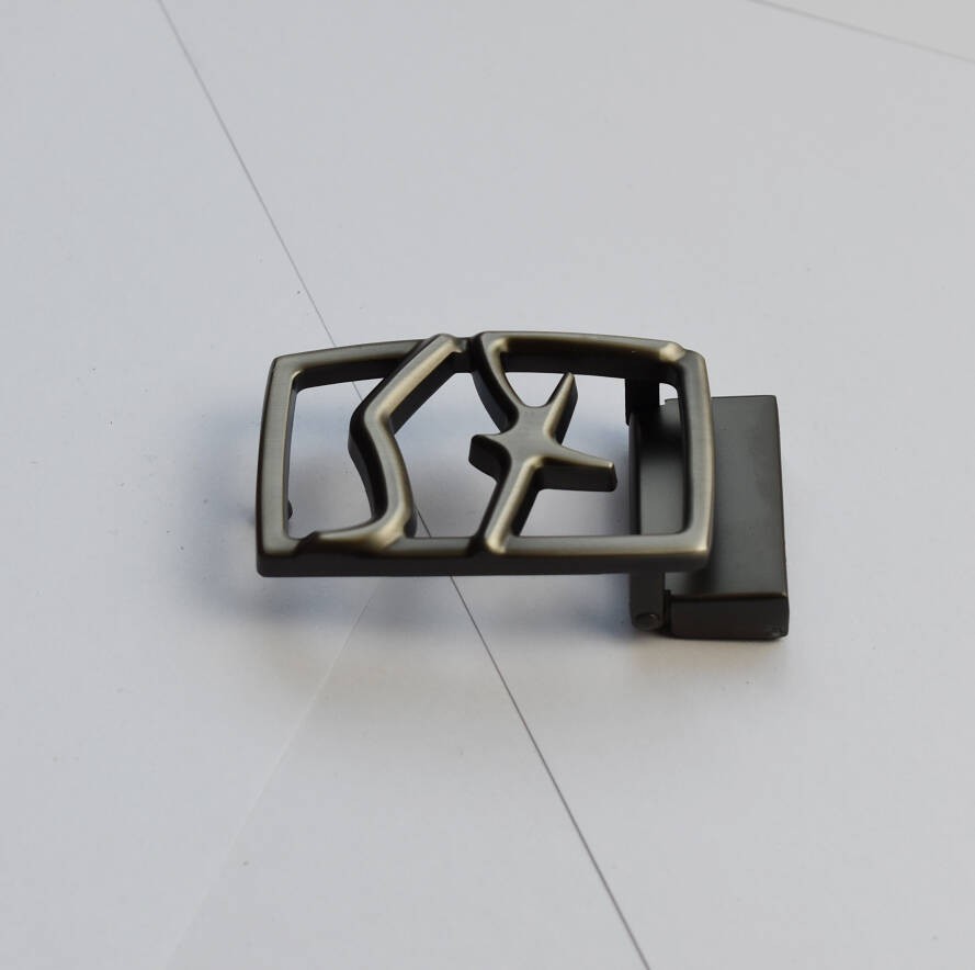 Salvatore Ferragamo Gunmetal Grey Belt Buckle for 3.5cm Belt Men