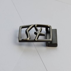 Salvatore Ferragamo Gunmetal Grey Belt Buckle for 3.5cm Belt Men