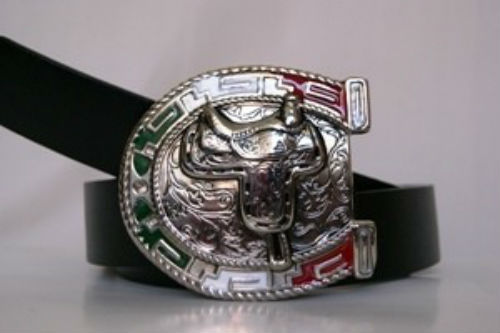 Mexico Mexican Ranchero Horseshoe Belt Buckle