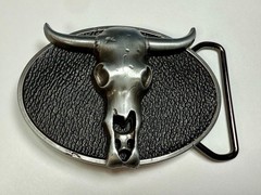 Southwestern Longhorn Skull WaistLand 2006 Belt Buckle by Silver Moon Creations