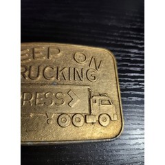 Keep On Trucking Express Vintage Belt Buckle Mens Trucker USA