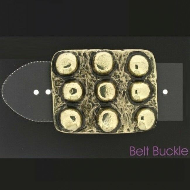Studded Octopus Suction Cup Belt Buckle Brass Interchangeable Buckle GS5113