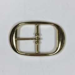 Vintage Replacement Belt Buckle Fits 1.5&Prime; Simple Basic Gold Toned Made in USA 7A