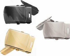 Web Belt Roller Buckle & Tip – Black, Brass, Chrome Military Uniform Duty Metal