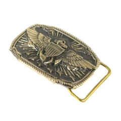 The United States Naval Aviation brass belt buckle, Marines Navy, U.S. Marines