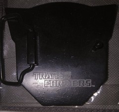 Transformers Metal Belt Buckle. Red NWOT