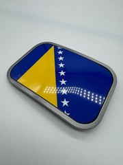 Patriotic Bosnia Herzegovina Flag Belt Buckle Metal Unisex Men’s Belt Buckle