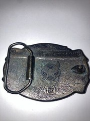 Bass Anglers Sportsman Society (B.A.S.S.) Brass Belt Buckle