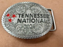 Tennessee National 2024 4th Place U21 Women&rsquo;s Enduro Trophy Award Belt Buckle
