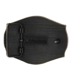 Montana Silversmiths Men&rsquo;s American Cowboy Western Bronze Buckle A1002C