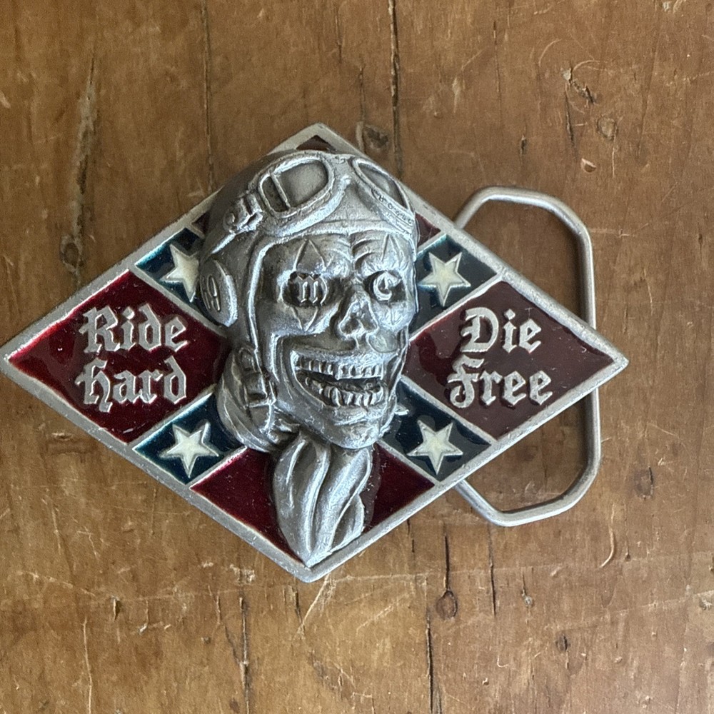 RIDE HARD DIE FREE Great American Products BELT BUCKLE. 3096