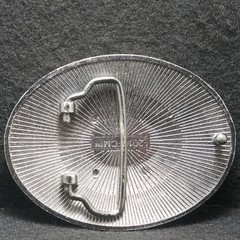 WI11123 *NOS* VINTAGE 2016 ***FIVE CENTS BUFFALO NICKEL COIN** MENS BELT BUCKLE