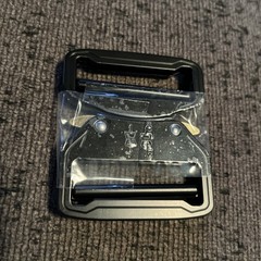 Metal Buckle Dual Adjustable No-Sew Tactical Heavy Duty Belt Buckle 2 Inch (50Mm