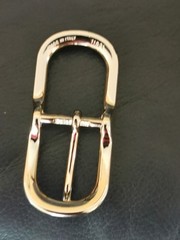 BELT BUCKLES 10993 2.5&Prime;X1&Prime; Gold Plated Made in Italy