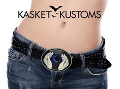 Fortune Teller Belt Buckle – Esoteric Psychic Art Handmade Accessory – 915-2-SO