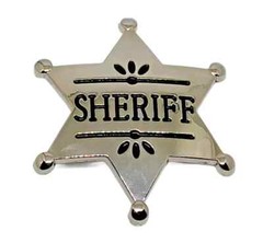 Polish Silver Sheriff Badge Belt Buckle – Western Sheriff Belt Buckle