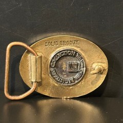 Heritage Mint Missouri 1821 State Seal Belt Buckle Solid Bronze Vintage American