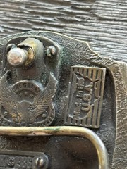 Vintage Hunting Waterfowl Duck Deer 1986 Belt Buckle Great American Buckle Co