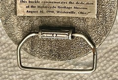 RARE NOS 1990 Belt Buckle Motorcycle Heritage Museum Commemorative Collectible